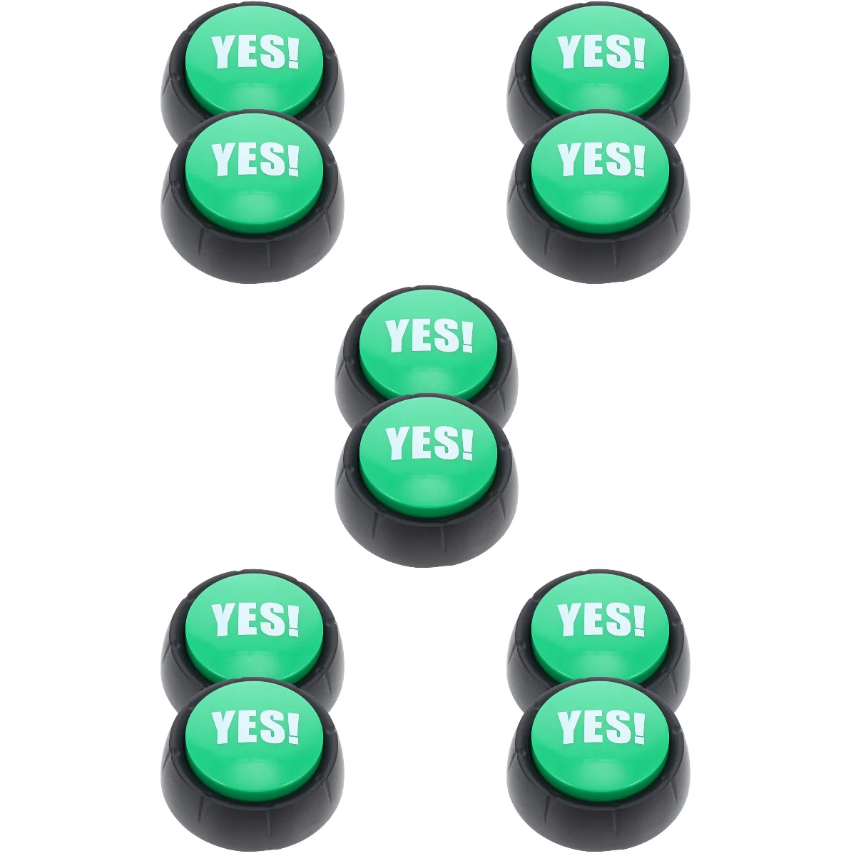 10 pcs Sound Buttons Party Prank Sound Button Electronic Trick Button Toys(The Yes Button Type) 
10 pcs Sound Buttons Party Prank Sound Button Electronic Trick Button Toys(The Yes Button Type)