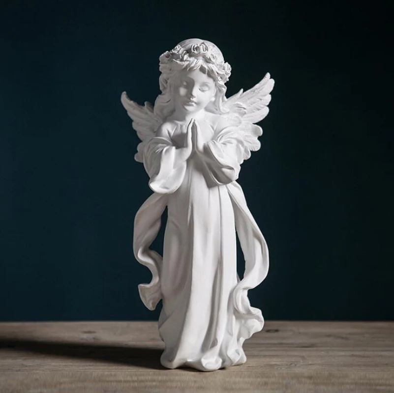 Creative Praying Angel Resin Statue Living Room Decor Cherub Sculpture Retro Style Art Home Decoration Church Desktop Ornaments
Creative Praying Angel Resin Statue Living Room Decor Cherub Sculpture Retro Style Art Home Decoration Church Desktop Ornaments