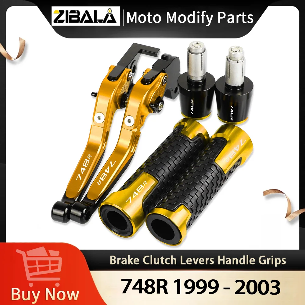 748R Motorcycle Aluminum adjustable Brake Clutch Levers Handlebar Hand Grips ends For DUCATI 748R 1999 2000 2001 2002 2003
748R Motorcycle Aluminum adjustable Brake Clutch Levers Handlebar Hand Grips ends For DUCATI 748R 1999 2000 2001 2002 2003