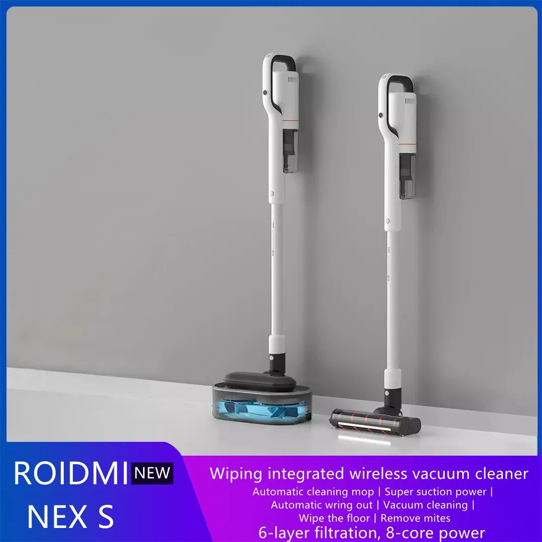 

ROIDMI NEX S Wireless Vacuum Cleaners Powerful Smart Vertical Washing Handheld Cleaner Mijia Home Appliances Car Products
