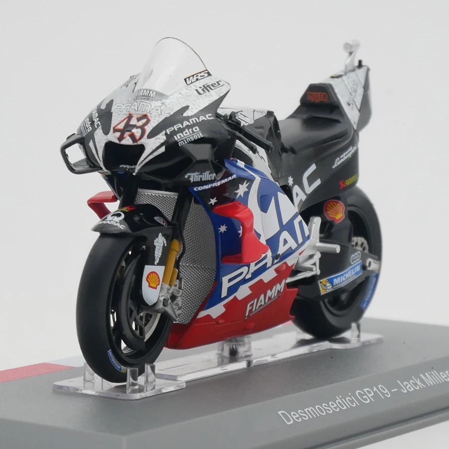 

IXO 1:18 Scale Diecast Alloy GP 2019 GP19 Jack Miller Motorcycle Toy Car Model Classics Adult Collection Souvenir Static Display