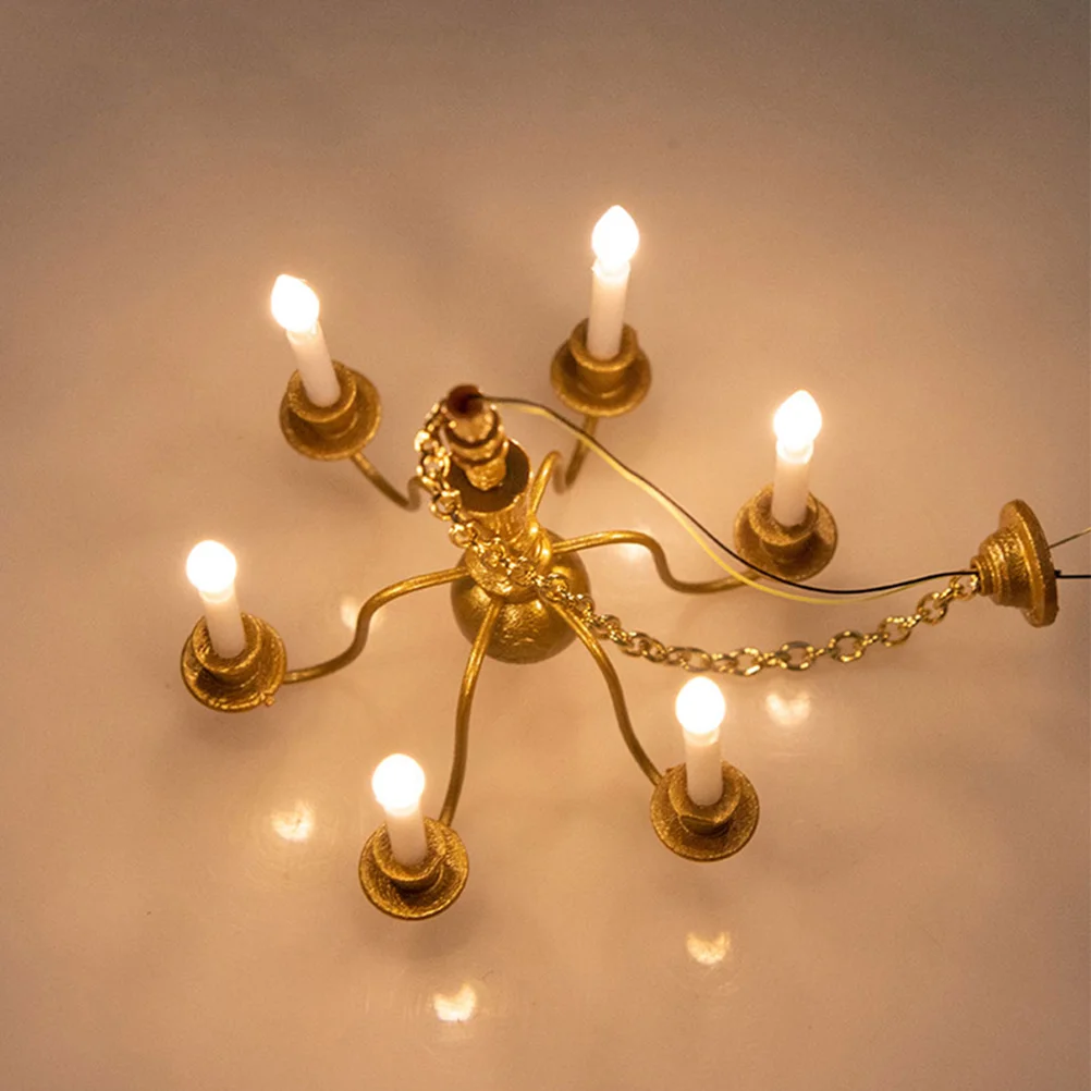 2 Pcs Model Chandelier Miniature Scene Lamp Metal House Accessory Simulation Ceiling
2 Pcs Model Chandelier Miniature Scene Lamp Metal House Accessory Simulation Ceiling