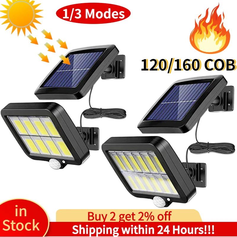 COB Solar Powered Light Outdoors PIR Motion Sensor Sunlight Waterproof Wall Lamp Emergency Street Security Lamp for Garden Porch
COB Solar Powered Light Outdoors PIR Motion Sensor Sunlight Waterproof Wall Lamp Emergency Street Security Lamp for Garden Porch