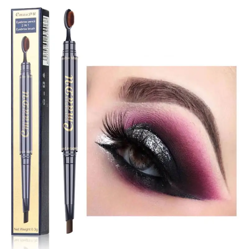 Double-head Eyebrow Pencil With Brush Waterproof Long-lasting Easy Drawing Not Fading Create Wild Thin Eyebrows Cosmetic TSLM2
Double-head Eyebrow Pencil With Brush Waterproof Long-lasting Easy Drawing Not Fading Create Wild Thin Eyebrows Cosmetic TSLM2