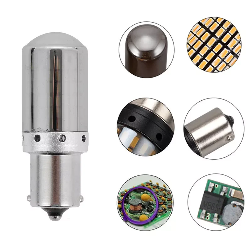 Accesorios moto Led Car Lights Signal Lamp 1156 P21W BA15S BAU15S Canbus BAY15D LED T20 W21W W21/5W Bulbs 3014 Chips 144SMD Turn
Accesorios moto Led Car Lights Signal Lamp 1156 P21W BA15S BAU15S Canbus BAY15D LED T20 W21W W21/5W Bulbs 3014 Chips 144SMD Turn