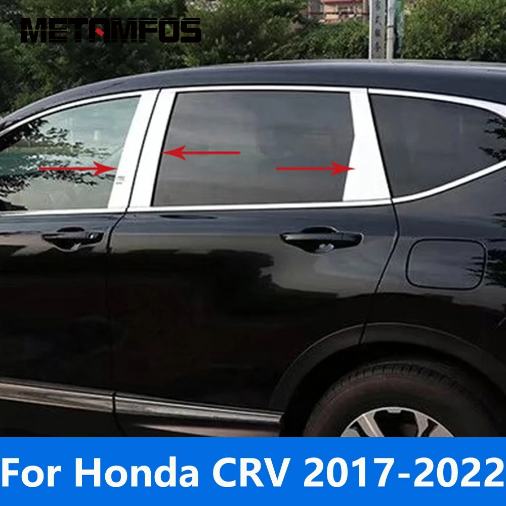 Для Honda CR-V CRV 2017-2020 2021 2022 нержавеющая сталь оконный центр B C столбик крышка отделка стикер аксессуары автостайлинг
Для Honda CR-V CRV 2017-2020 2021 2022 нержавеющая сталь оконный центр B C столбик крышка отделка стикер аксессуары автостайлинг