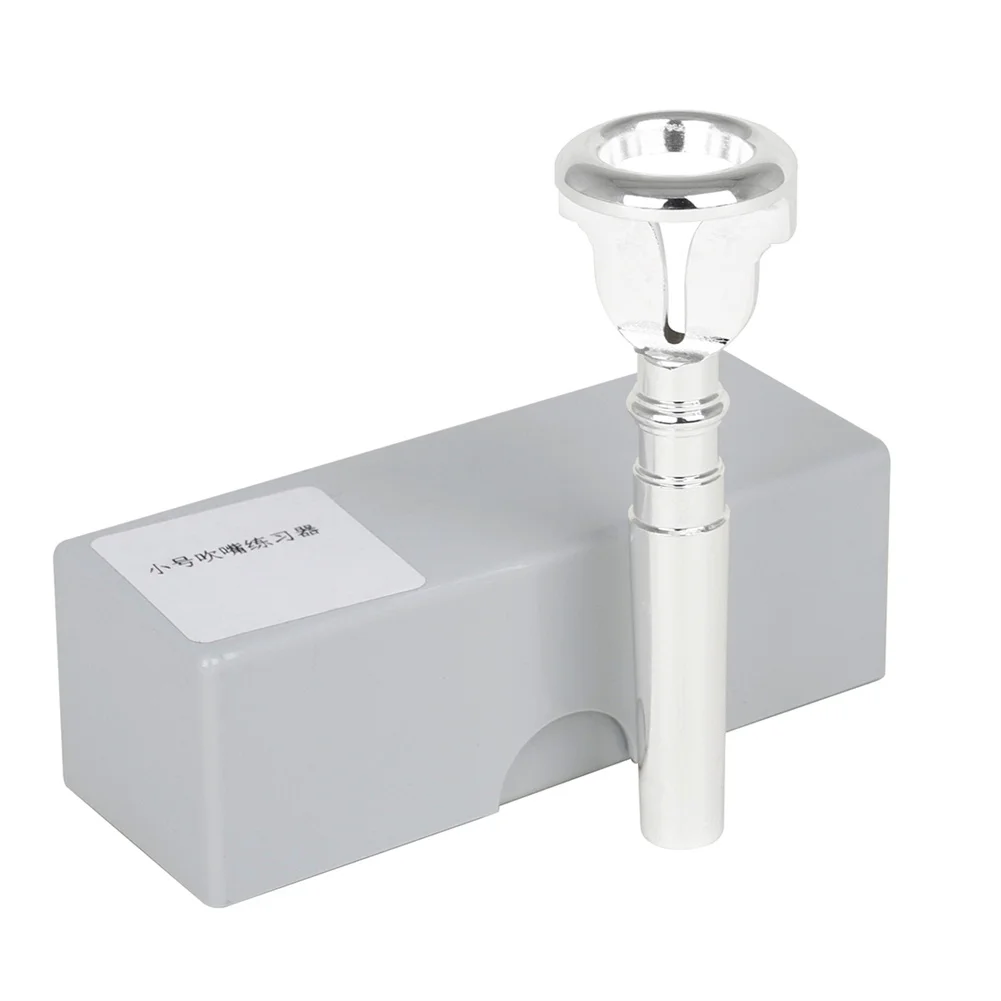 Trumpet Mouthpiece Parts Accessories Brass Silver Plated Trumpet Blowing Lip Vibration Exerciser For Brass Instruments
Trumpet Mouthpiece Parts Accessories Brass Silver Plated Trumpet Blowing Lip Vibration Exerciser For Brass Instruments