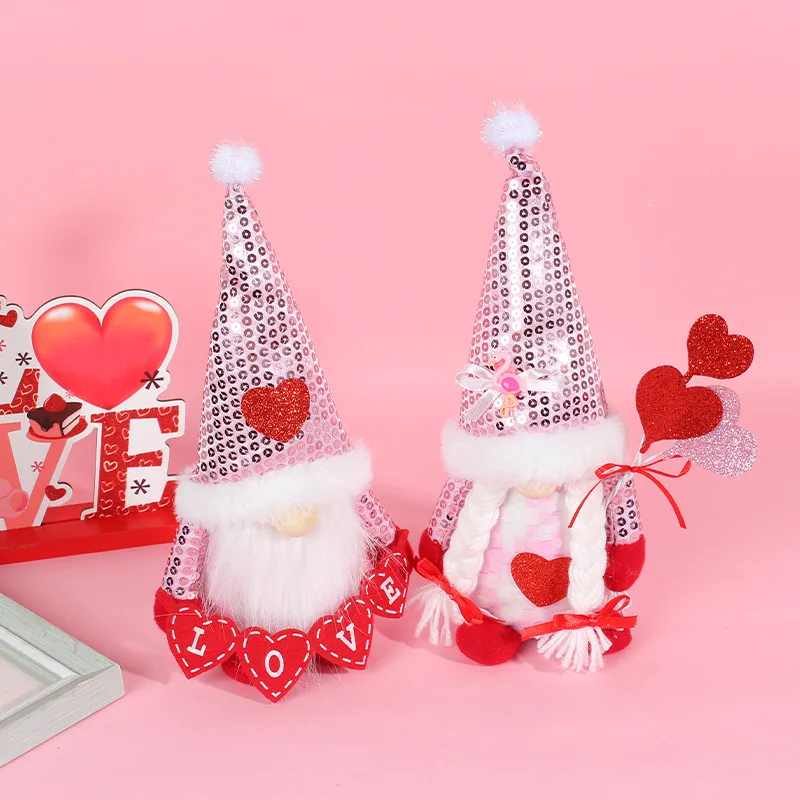 Valentines Day Gnomes Plush Decors Couples Scandinavian Tomte Doll Stuffed Dwarf Elf Ornament XmasGnomes Indoor Home Decor Party
Valentines Day Gnomes Plush Decors Couples Scandinavian Tomte Doll Stuffed Dwarf Elf Ornament XmasGnomes Indoor Home Decor Party