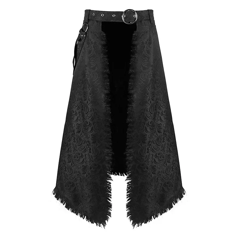 European Dark Rock Punk Steam Gothic Style Asymmetrical Jacquard Hair Half Skirt Men's Wear
European Dark Rock Punk Steam Gothic Style Asymmetrical Jacquard Hair Half Skirt Men's Wear