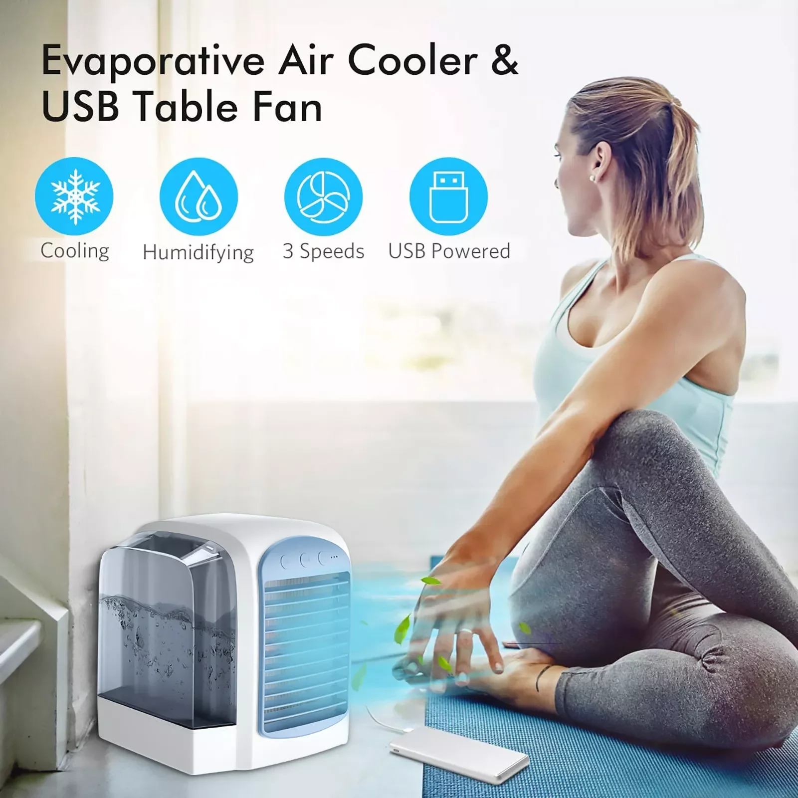 NEW2023 Portable Air Conditioner Small Usb Desktop Air Cooler Water Cooling Fan Mini Air Conditioner Humidifier Air Cooler Fan#g
NEW2023 Portable Air Conditioner Small Usb Desktop Air Cooler Water Cooling Fan Mini Air Conditioner Humidifier Air Cooler Fan#g