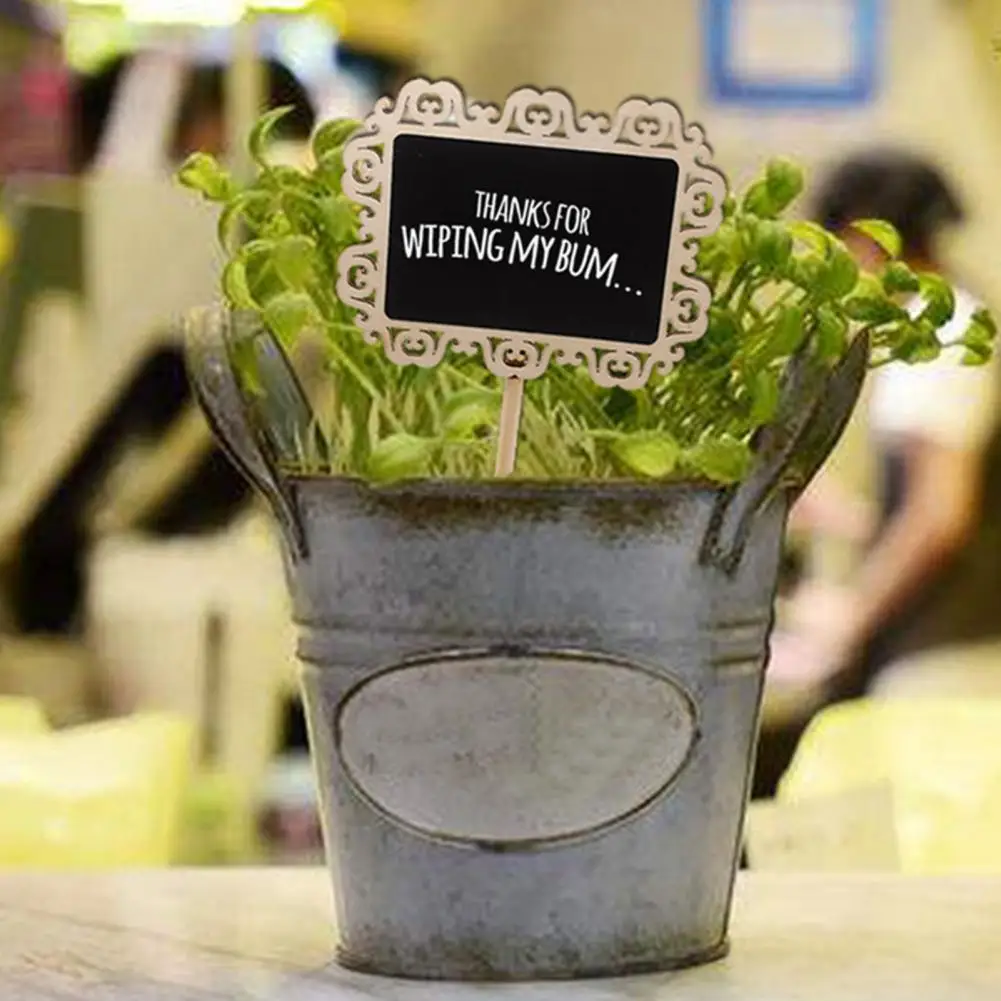 Plant Tag Lightweight Plant Sign DIY Art Craft Practical Mini Creative Blackboard Flower Plant Tag
Plant Tag Lightweight Plant Sign DIY Art Craft Practical Mini Creative Blackboard Flower Plant Tag
