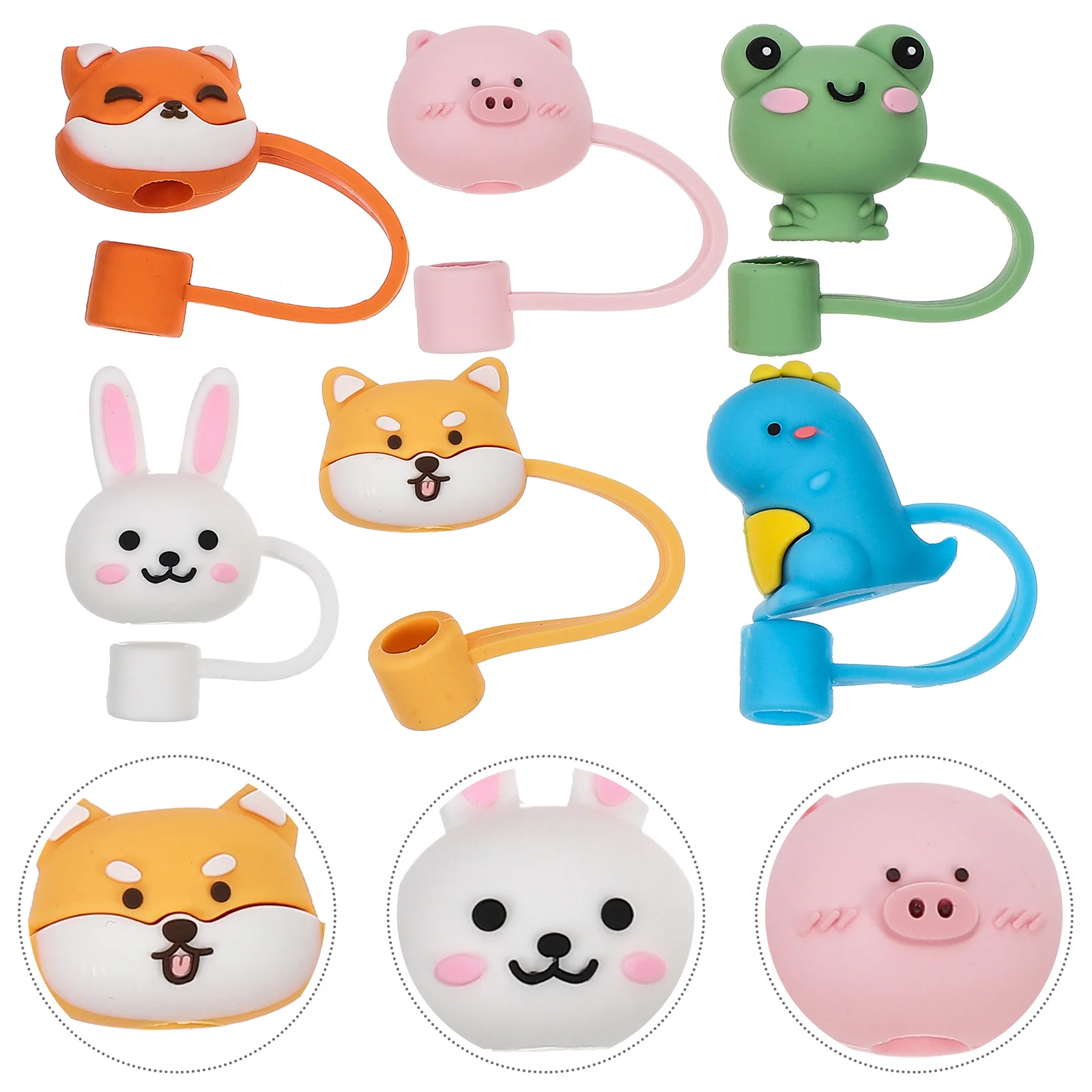 6 Pcs Gift Toppers Silicone Straw Stopper Silicone Straw Tips Cover Silicone Straw Protector Party Supply Straw Cover
6 Pcs Gift Toppers Silicone Straw Stopper Silicone Straw Tips Cover Silicone Straw Protector Party Supply Straw Cover