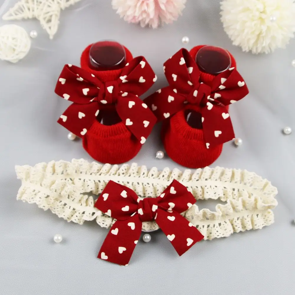 Headband Baby Christmas Gift Bow Socks Newborn Baby Girl Socks Infant Anti Slip Socks Toddler Floor Socks Socks Headband Set
Headband Baby Christmas Gift Bow Socks Newborn Baby Girl Socks Infant Anti Slip Socks Toddler Floor Socks Socks Headband Set