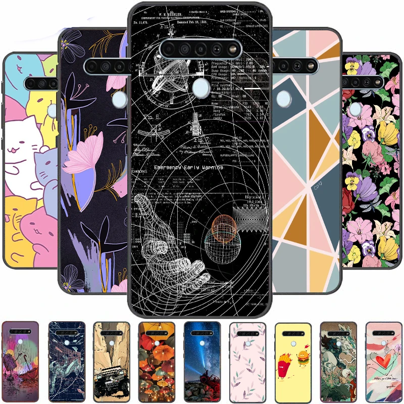 For LG K61 Case Soft Shockproof TPU Back Cover For LG K 61 K62 K71 LGK61 Phone Cases Cartoon Fundas Bag Fashion Black Frame
For LG K61 Case Soft Shockproof TPU Back Cover For LG K 61 K62 K71 LGK61 Phone Cases Cartoon Fundas Bag Fashion Black Frame