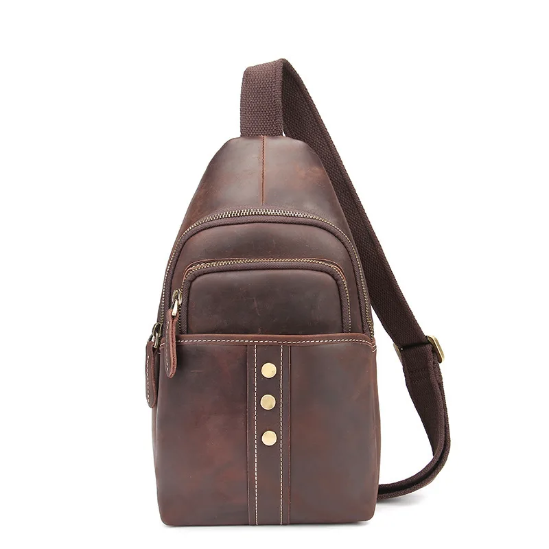 AETOO Factory spot Crazy Horse leather new men's chest bag first layer cowhide personality retro one-shoulder oblique cross che
AETOO Factory spot Crazy Horse leather new men's chest bag first layer cowhide personality retro one-shoulder oblique cross che