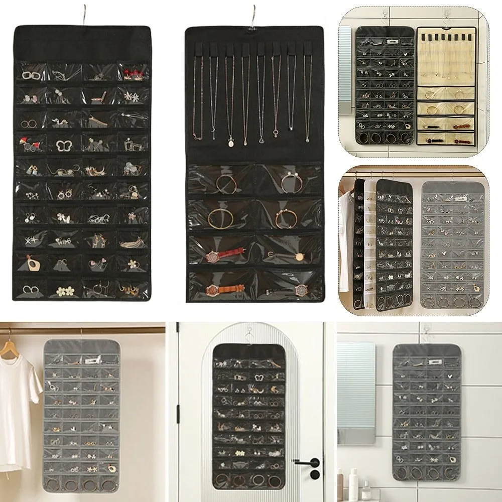 Pockets Double Side Earring Ring Holder Necklace Organizer Hanging Jewelry Organizer Necklace Hanger Jewelry Holder
Pockets Double Side Earring Ring Holder Necklace Organizer Hanging Jewelry Organizer Necklace Hanger Jewelry Holder