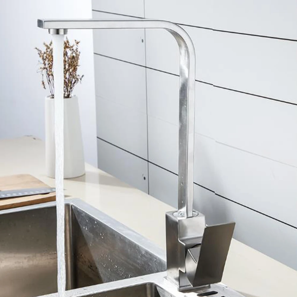 kitchen sink faucet taps material full stainless steel brushed surface single handle mixer water cold & hot ceramic valve core
kitchen sink faucet taps material full stainless steel brushed surface single handle mixer water cold & hot ceramic valve core