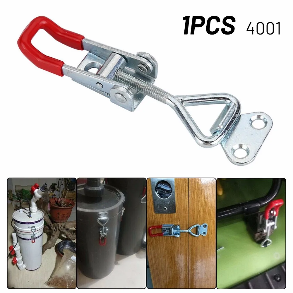 1PC 90kg Anti-Slip Push Pull Toggle Clamp Tools / Quick Release Clamp Adjustable Toolbox Case Metal Toggle Latch Catch Clasp
1PC 90kg Anti-Slip Push Pull Toggle Clamp Tools / Quick Release Clamp Adjustable Toolbox Case Metal Toggle Latch Catch Clasp