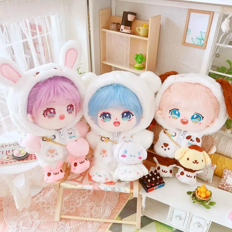New Arrival Soft Plush Cats Doll Clothes Jumpsuits Set for 20cm Doll Clothes Clothing Outfits Cosplay Suit
New Arrival Soft Plush Cats Doll Clothes Jumpsuits Set for 20cm Doll Clothes Clothing Outfits Cosplay Suit
