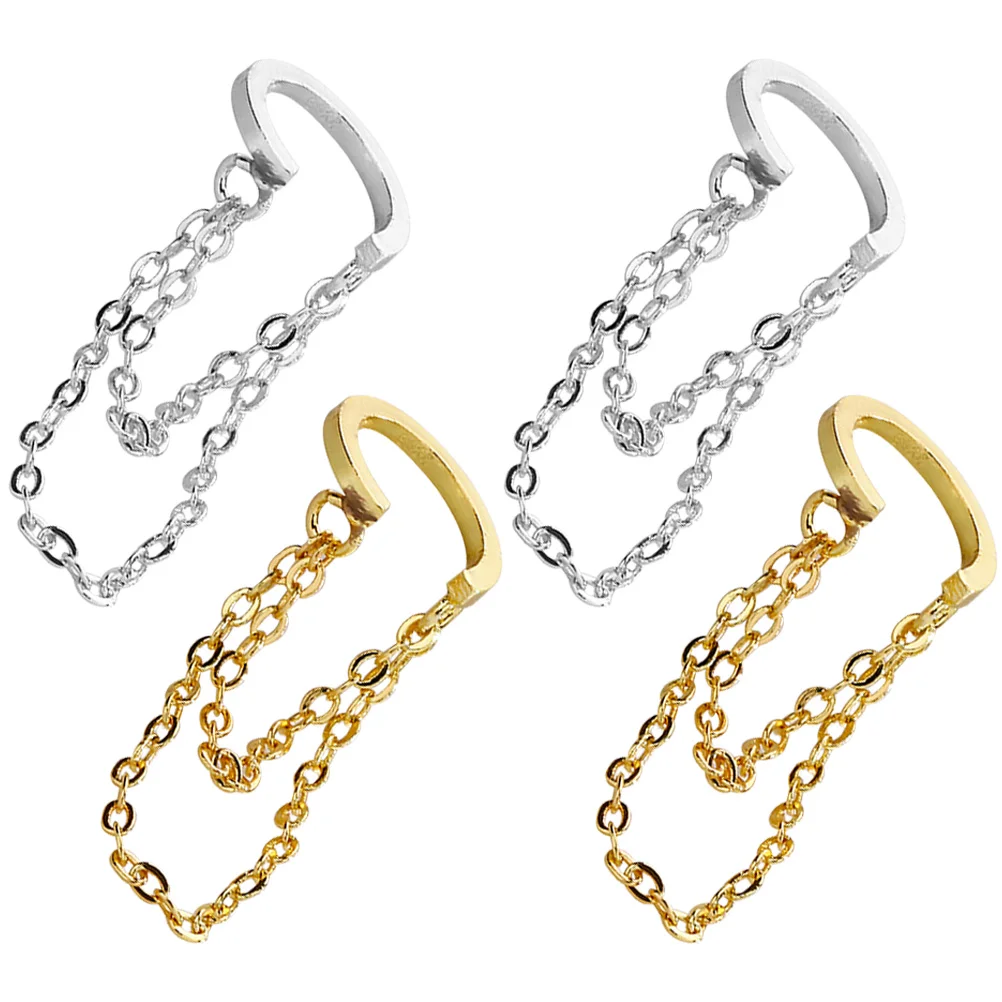 Cuff Earrings Tassel Ear Earrings Earrings Party Clip-on Dangle Drop Chic Non 
Cuff Earrings Tassel Ear Earrings Earrings Party Clip-on Dangle Drop Chic Non