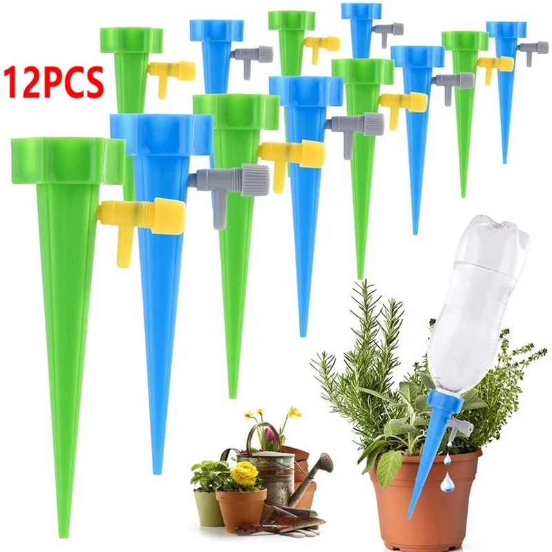 12Pcs/6pcs Self-Watering Kits Automatic Waterers Drip Irrigation Indoor Plant Watering Device Plant Garden Gadgets Creative
12Pcs/6pcs Self-Watering Kits Automatic Waterers Drip Irrigation Indoor Plant Watering Device Plant Garden Gadgets Creative