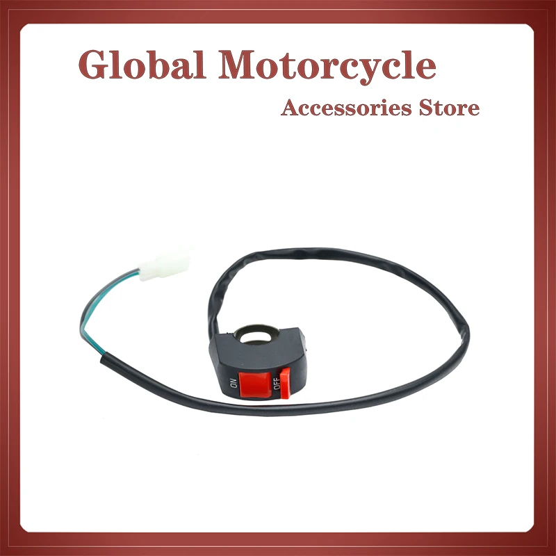 High quality 22mm Universal Motorcycle Handlebar Flameout Switch Connector ON OFF Moto Light Switch Button
High quality 22mm Universal Motorcycle Handlebar Flameout Switch Connector ON OFF Moto Light Switch Button