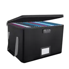 Fire Box Safe For Documents Fireproof Box Waterproof Safe Box With Lock Fireproof Document Bag Large Capacity Filing Cabinet