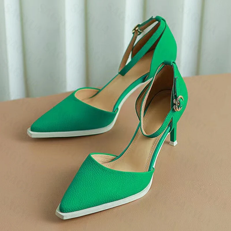 Sandals Women Hot Sale High Heels Shoes Summer 2022 New Stilettos Designer Sexy Pointed Toe Pumps Party Ladies Shoes Fad Zapatos
Sandals Women Hot Sale High Heels Shoes Summer 2022 New Stilettos Designer Sexy Pointed Toe Pumps Party Ladies Shoes Fad Zapatos