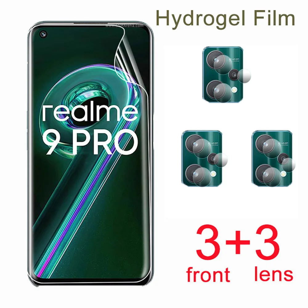 Для realme9i / 9 Pro Plus / 9/8i/8/8 Pro комбинация фото Защитная пленка для экрана, Гидрогелевая пленка и пленка для камеры
Для realme9i / 9 Pro Plus / 9/8i/8/8 Pro комбинация фото Защитная пленка для экрана, Гидрогелевая пленка и пленка для камеры