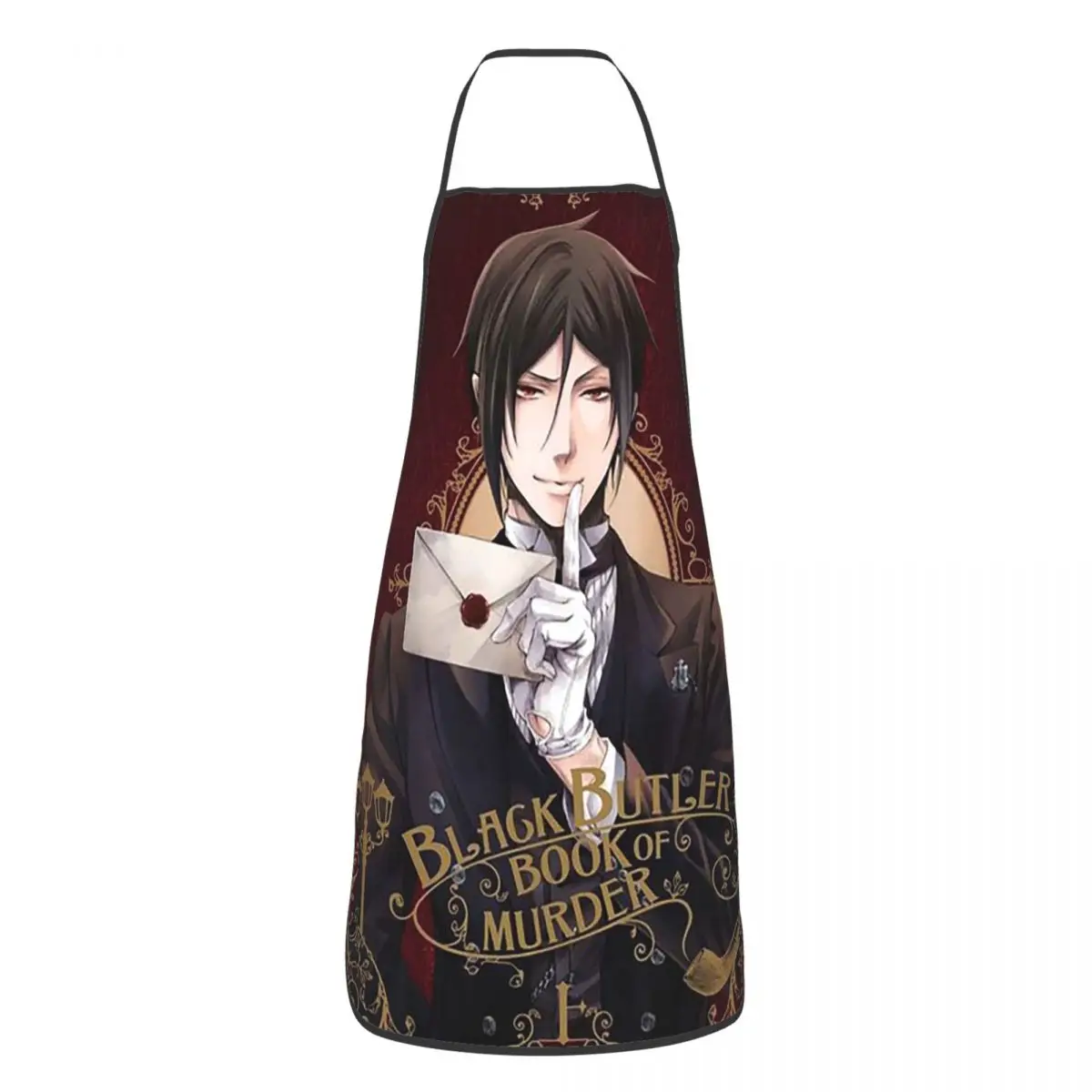 Sebastias Oscuro Black Butler Japanese Anime Apron Household Cleaning Painting Aprons Garden Antifouling Pinafore for Men Women
Sebastias Oscuro Black Butler Japanese Anime Apron Household Cleaning Painting Aprons Garden Antifouling Pinafore for Men Women