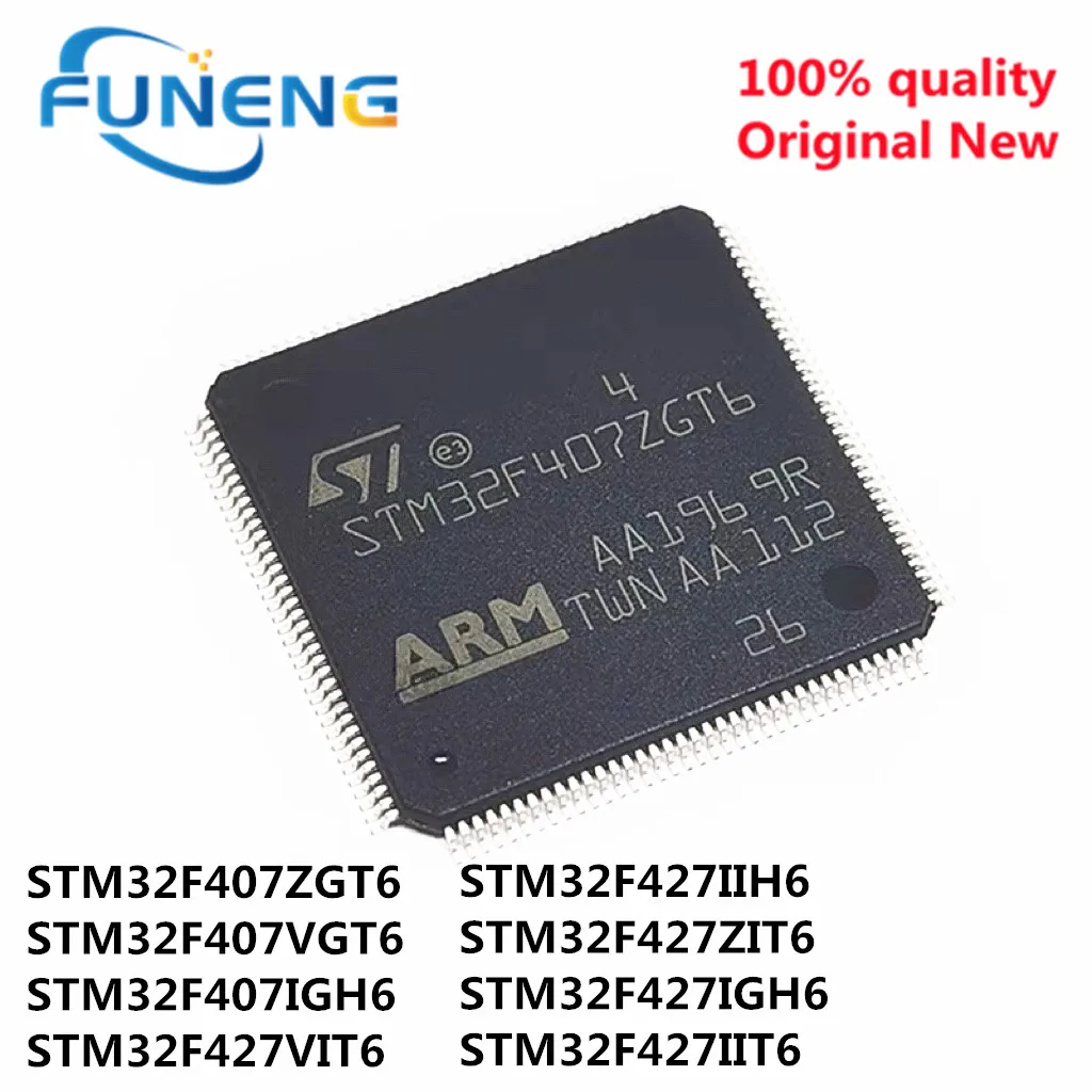 (5 шт.) 100% STM32F407ZGT6 STM32F407VGT6 STM32F407IGH6 STM32F427VIT6 STM32F427IIH6 stm32f427сhi6 stm32f427сhi6 STM32F427IIT6
(5 шт.) 100% STM32F407ZGT6 STM32F407VGT6 STM32F407IGH6 STM32F427VIT6 STM32F427IIH6 stm32f427сhi6 stm32f427сhi6 STM32F427IIT6