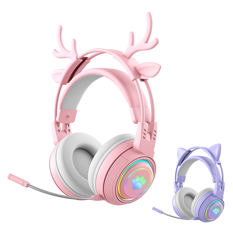 Macaron Color Cute Cat Bluetooth Headphone Wireless Headset Foldable Hifi Music Stereo Noise Cancel Earphone For Kids Girls Gift
Macaron Color Cute Cat Bluetooth Headphone Wireless Headset Foldable Hifi Music Stereo Noise Cancel Earphone For Kids Girls Gift