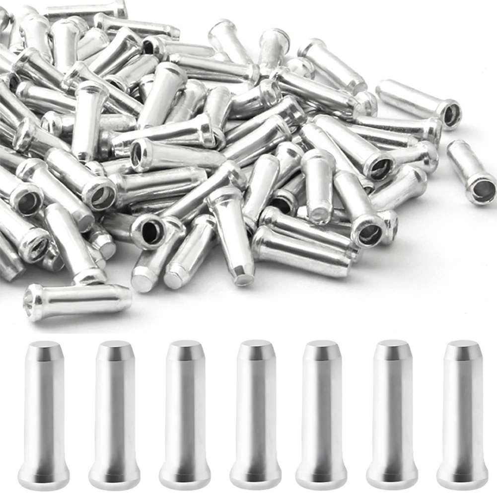 100pcs Bicycle Brake Wire End Cap Aluminum Alloy Silver Cable Tips Mountain Bike MTB Bike Accessorie
100pcs Bicycle Brake Wire End Cap Aluminum Alloy Silver Cable Tips Mountain Bike MTB Bike Accessorie