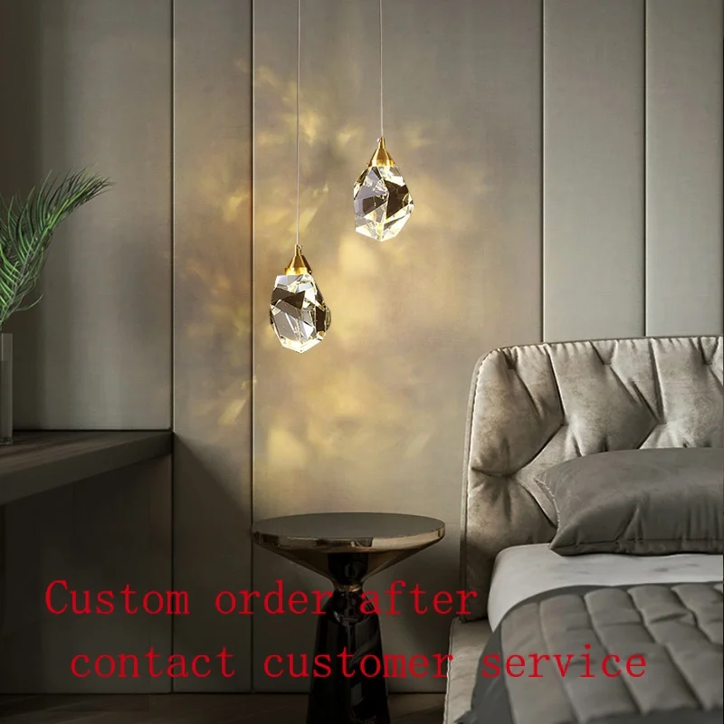 Nordic Living Room Staircase Lighting Modern Led Crystal Chandelier led glean lights home decor crystal lamp
Nordic Living Room Staircase Lighting Modern Led Crystal Chandelier led glean lights home decor crystal lamp