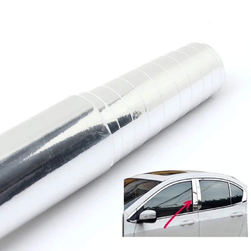 Lined Glass Molding Car Stickers Silver Chrome Door Stickers Electroplating Silver 30*152CM Air Bubble Free Automotive Exterior
Lined Glass Molding Car Stickers Silver Chrome Door Stickers Electroplating Silver 30*152CM Air Bubble Free Automotive Exterior