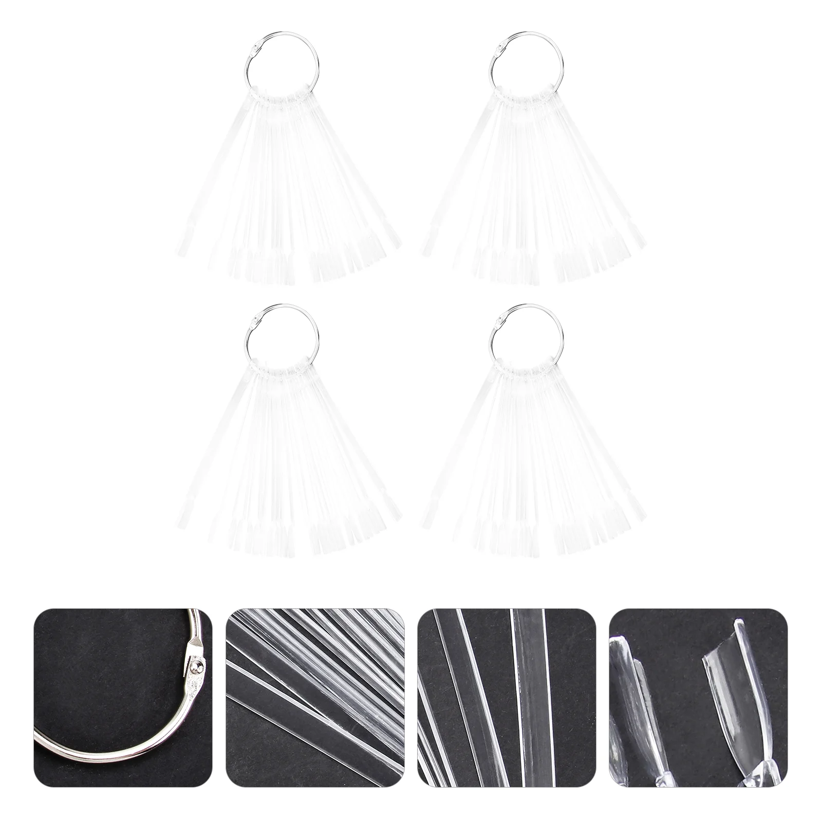 Pack of 250 Transparent Practical Lightweight Nail Art Practice Templates False Nail Art Tips Sticks
Pack of 250 Transparent Practical Lightweight Nail Art Practice Templates False Nail Art Tips Sticks