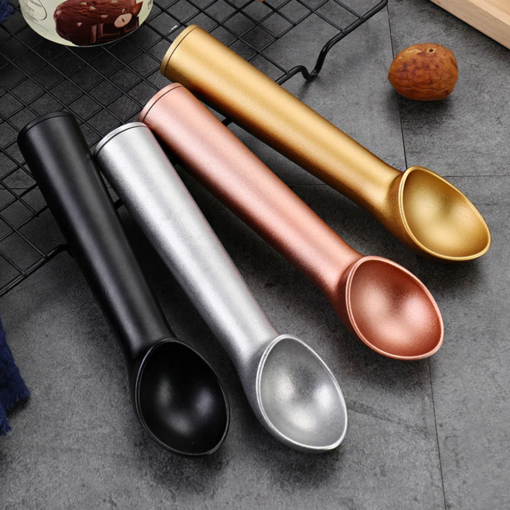 4 шт., антипригарные алюминиевые ложки для мороженого 
4 шт., антипригарные алюминиевые ложки для мороженого