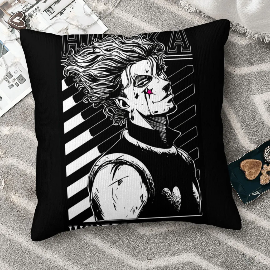 Kisoka Fanart Polyester Cushion Cover Hunter x Hunter Anime Bedroom Office Decorative Washable Cojines Decorativos 
Kisoka Fanart Polyester Cushion Cover Hunter x Hunter Anime Bedroom Office Decorative Washable Cojines Decorativos