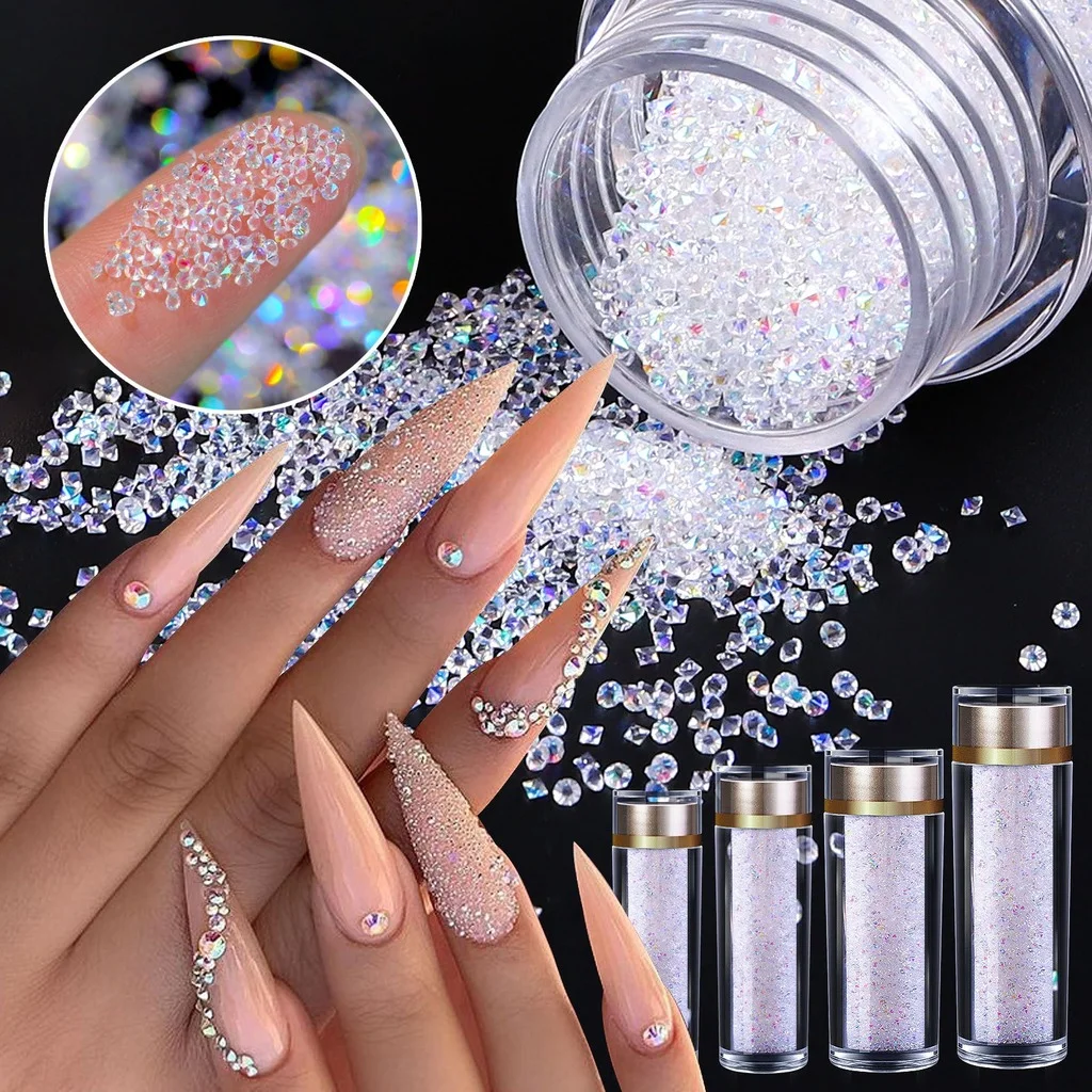 Symphony Crystal Caviar Beads Nail Rhinestones Micro Bead Gravel Fairy Micro Strass Crystal Glass for 3D Nails Art Decorations
Symphony Crystal Caviar Beads Nail Rhinestones Micro Bead Gravel Fairy Micro Strass Crystal Glass for 3D Nails Art Decorations
