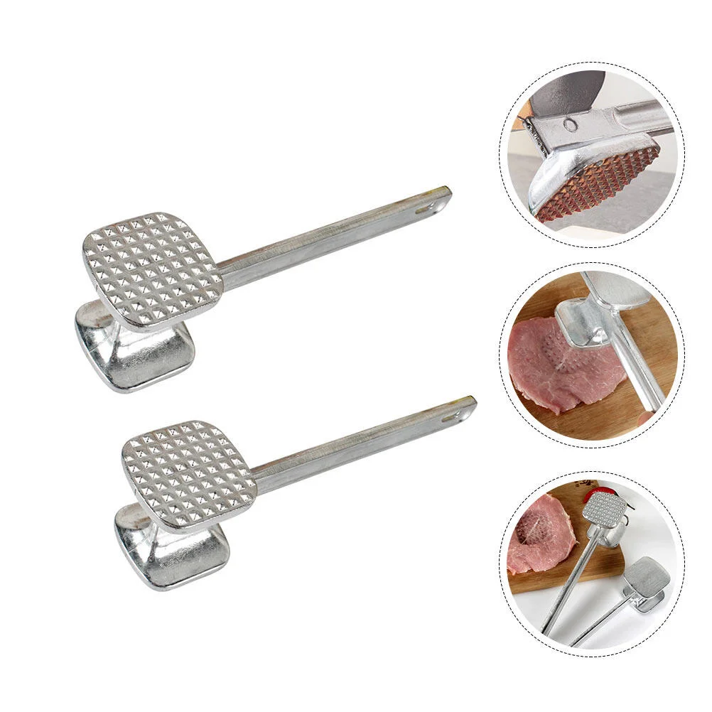 2 Pcs Piece Meat Dual-Sided Nails Hammer Chicken Tenders Steak Aluminum Home Tools
2 Pcs Piece Meat Dual-Sided Nails Hammer Chicken Tenders Steak Aluminum Home Tools
