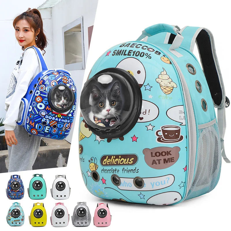 Dog Cat Backpack Space Capsule Breathable Cartoon Pet Carrier Bag Portable Outdoor Travel Large Capacity Bag Cage Cat Supplies
Dog Cat Backpack Space Capsule Breathable Cartoon Pet Carrier Bag Portable Outdoor Travel Large Capacity Bag Cage Cat Supplies