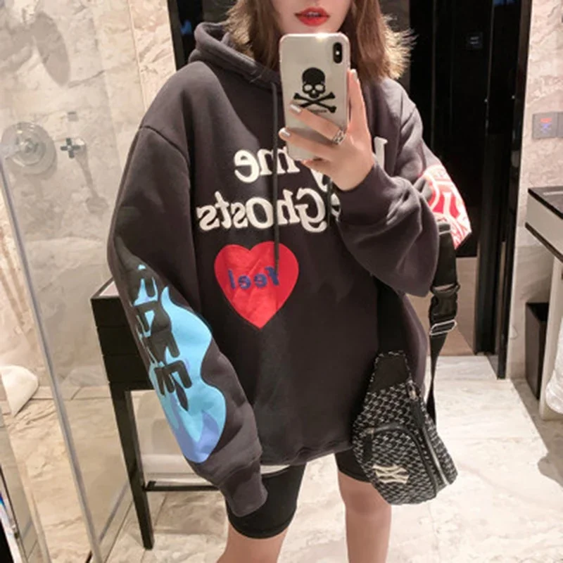 Graffiti Letter Foam Plus Velvet Kanye Sweatshirts Men's Oversized Fleece Stranger Things Hooded Tracksuit Unisex Pullover Hoody
Graffiti Letter Foam Plus Velvet Kanye Sweatshirts Men's Oversized Fleece Stranger Things Hooded Tracksuit Unisex Pullover Hoody