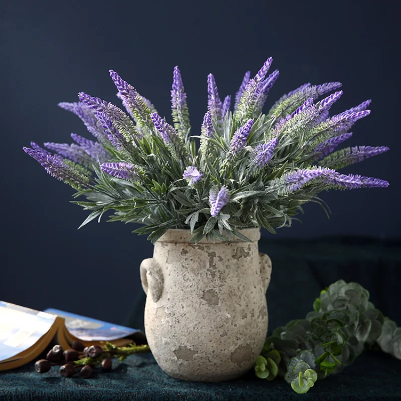 Artificial Lavender Flower Plastic Plant Wedding Party Garden Decoration Fake Flower Wall Accessories Wholesale Home Decor
Artificial Lavender Flower Plastic Plant Wedding Party Garden Decoration Fake Flower Wall Accessories Wholesale Home Decor