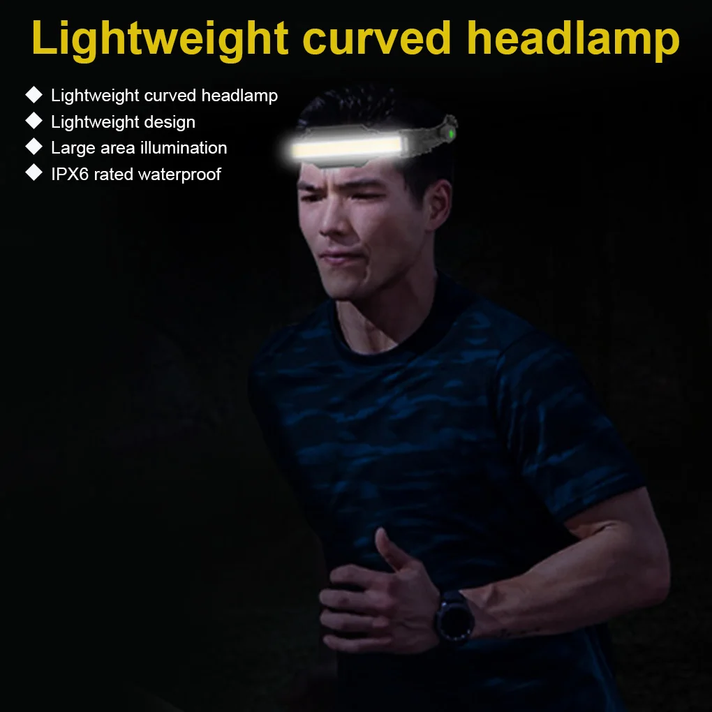 Headlamp Outdoor Super Bright COB Headlight USB Rechargeable 5W Motion Sensor Head Lamp White Night Flashlight 2PCS 
Headlamp Outdoor Super Bright COB Headlight USB Rechargeable 5W Motion Sensor Head Lamp White Night Flashlight 2PCS
