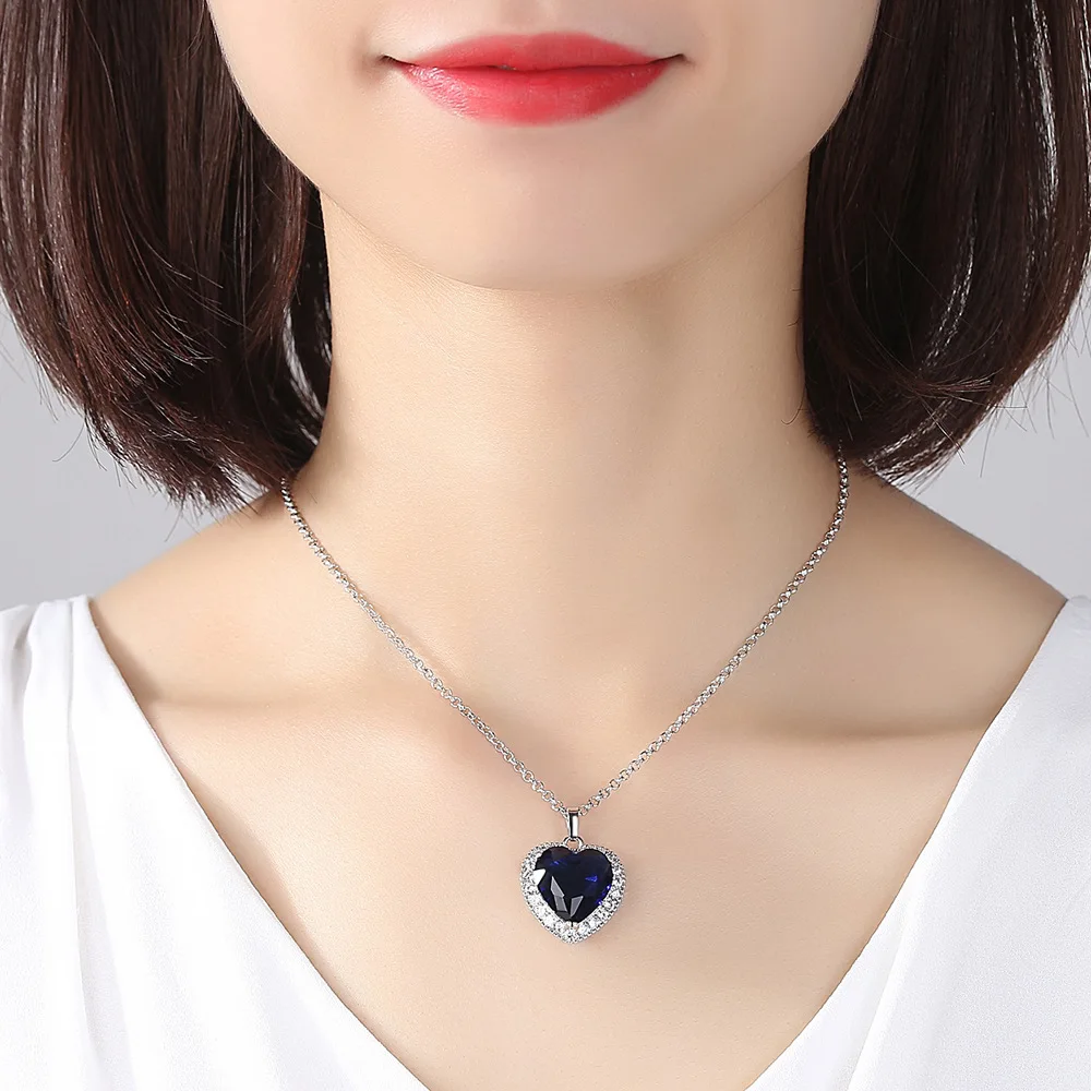 European and American necklaces Ocean Heart Cross-border Necklace Micro-set Big Peach Heart Micro-set Necklace Cross-border Ocea
European and American necklaces Ocean Heart Cross-border Necklace Micro-set Big Peach Heart Micro-set Necklace Cross-border Ocea