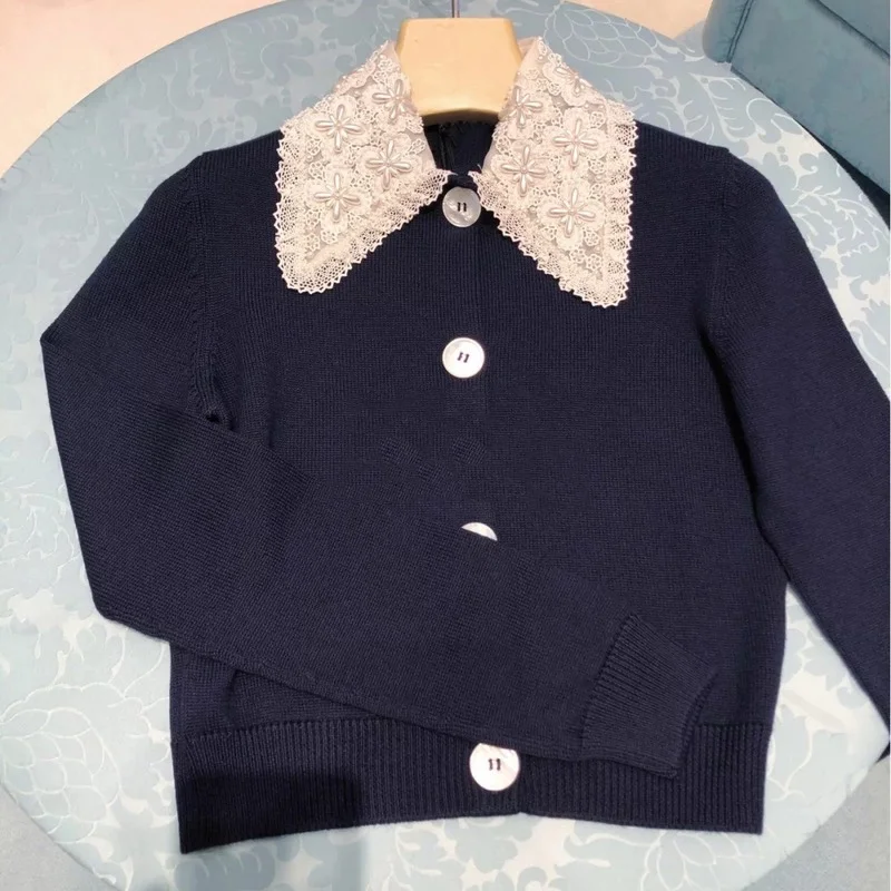 Pearls Beading Collar Knit Top Women 2022 Autumn Elegant Long Sleeve Knitted Sweaters Cardigan Mujer Korean Fashion Streetwear
Pearls Beading Collar Knit Top Women 2022 Autumn Elegant Long Sleeve Knitted Sweaters Cardigan Mujer Korean Fashion Streetwear