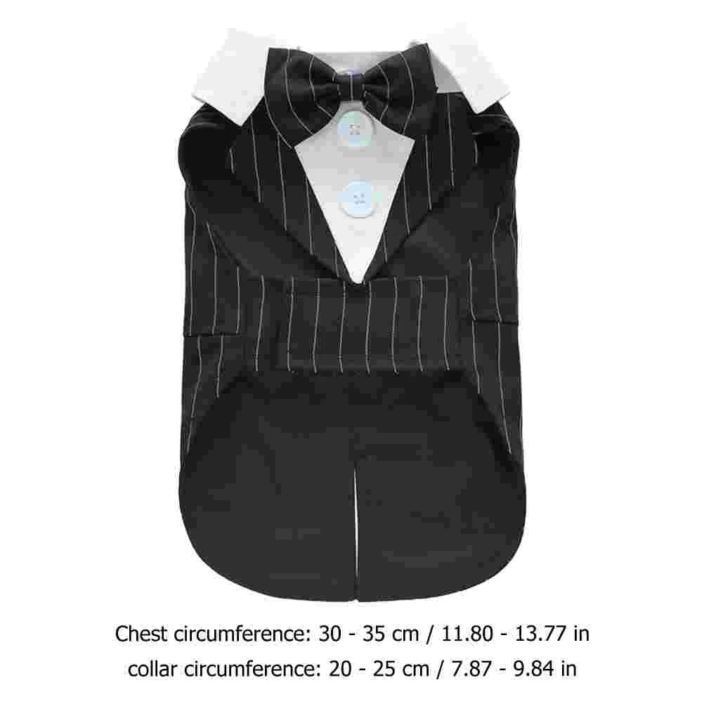 Pet Tuxedo Black Dress Shirt Washable Dog Suit Cosplay Formal Dog Bowtie Polyester Dog Formal Tuxedo Outfit
Pet Tuxedo Black Dress Shirt Washable Dog Suit Cosplay Formal Dog Bowtie Polyester Dog Formal Tuxedo Outfit