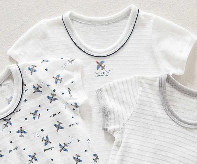 Summer Children's Undershirt Children's Half-sleeved Cotton Breathable Baby Top Boy T-shirt Short-sleeved Quick-drying
Summer Children's Undershirt Children's Half-sleeved Cotton Breathable Baby Top Boy T-shirt Short-sleeved Quick-drying