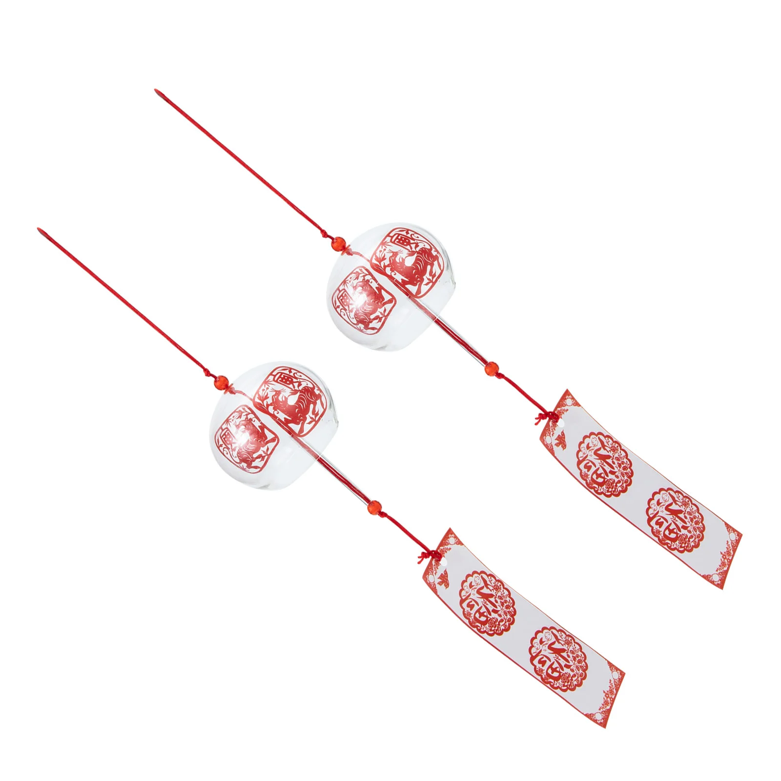 2pcs Balcony Wind Bells Outdoor Hanging Decors Glass Wind Chimes Hanging Ornament
2pcs Balcony Wind Bells Outdoor Hanging Decors Glass Wind Chimes Hanging Ornament