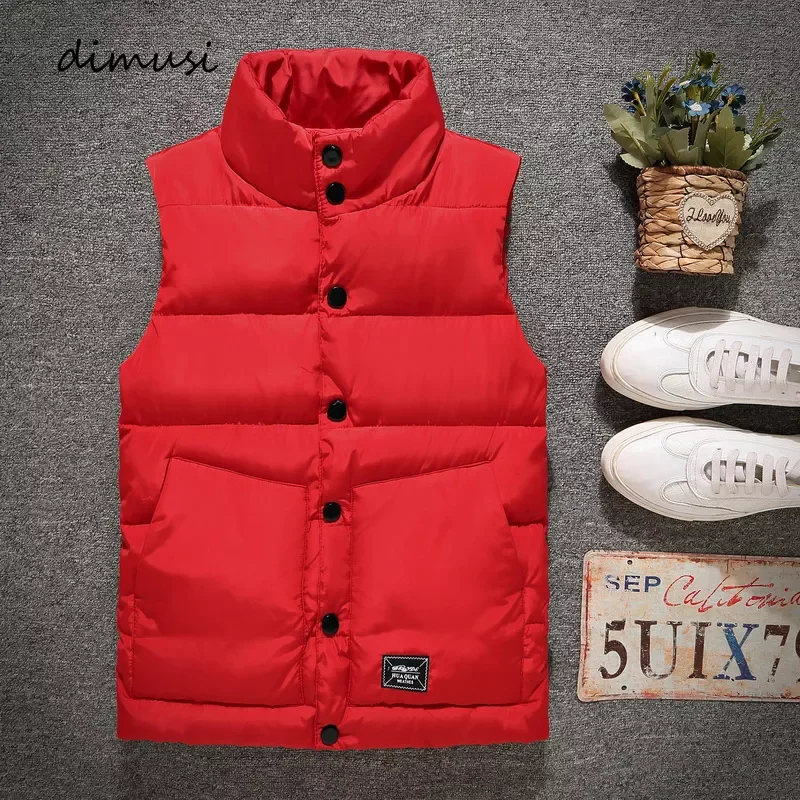 2023NEW Men's Sleeveless Vest Autumn Winter Fashion Male Cotton-Padded Vest Coats Men Stand Collar Thicken Waistcoats Clothi 
2023NEW Men's Sleeveless Vest Autumn Winter Fashion Male Cotton-Padded Vest Coats Men Stand Collar Thicken Waistcoats Clothi